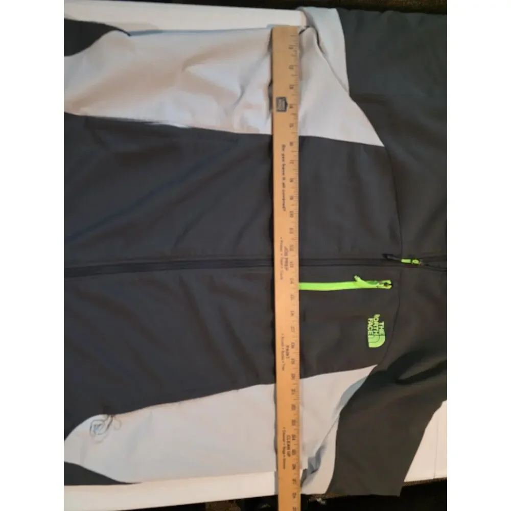 The North Face Windwall Jacket Coat Grey XXL Stretch Shell Zip Up Men’s
